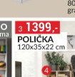 Polička 120x35x22 cm