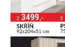 Skříň 92x204x51 cm