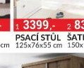 Psací stůl 125x76x55 cm
