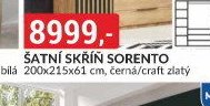 Šatní skříň Sorento