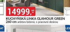 Kuchyňská linka Glamour Green