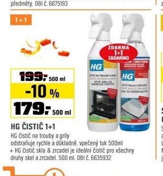HG čistič 1+1 - OBI akcniletaky.com