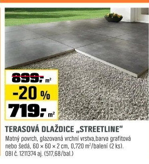 Dlažba terStreetlinegrafit