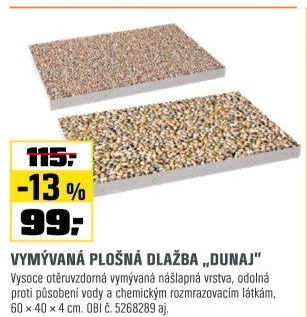 Dlažbavymývanádunaj10-1660 / 40