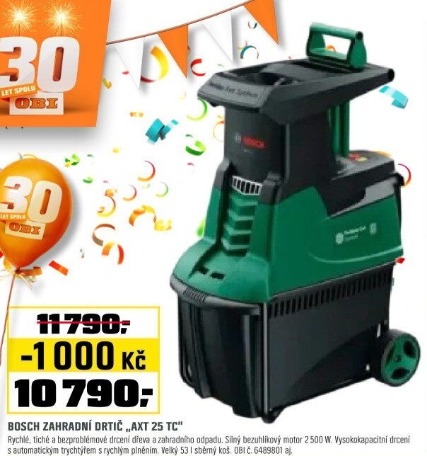 Drtič zah.odpaduBosch AXT 25 TC