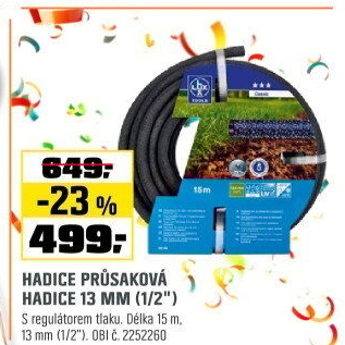 Hadice průsaková 1/2