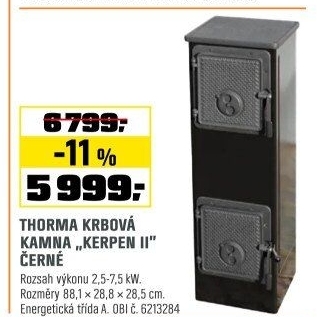 Kamna Kerpen ATčerná