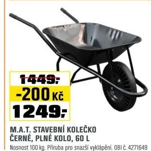 Kolečkostav. KS60kolo plné černé