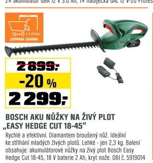 Nůžky na živé plotyEasyHedge Cut 18-45