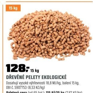 Peletydřevěné6 mm