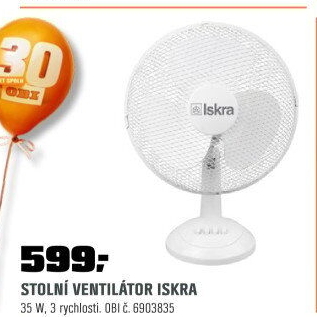 Ventilátor DF-003Dstolní 35W3 rychl.