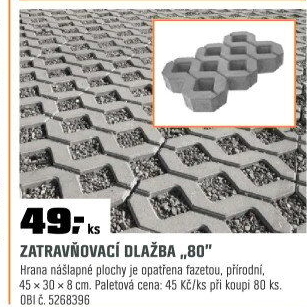 Zatravň. tvárnice80 malápřírodní