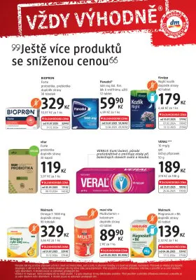 akční leták dm drogerie 1.8.2025-31.8.2025