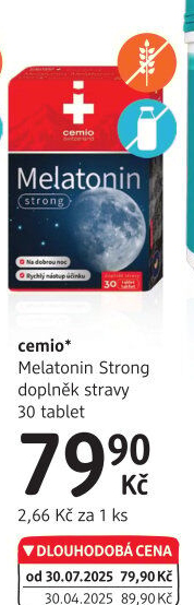 Doplněk stravy Melatonin Strong Cemio