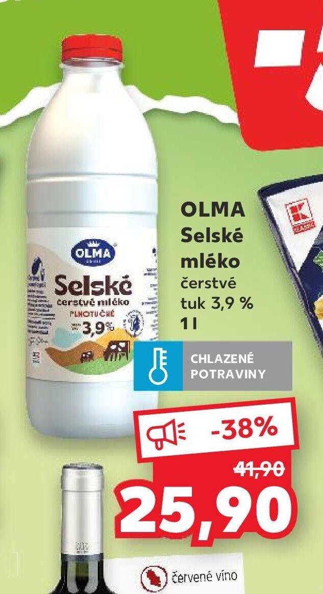 OLMA Selské mléko čerstvé