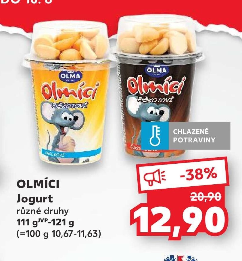 Olmíci Jogurt různé druhy - Kaufland akcniletaky.com