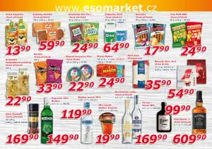 akční leták ESO MARKET 6.8.2025-17.8.2025