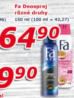 Deodorant sprej Fa