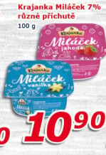 Jogurtový dezert Miláček Krajanka