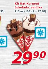 Nanuk kornout Kit Kat Nestlé