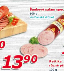 Salám šunkový kuřecí speciál Vodňanské kuře