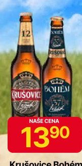 Krušovice Bohém, Krušovice Královská 12 0,5 l sklo - Hruška akcniletaky.com