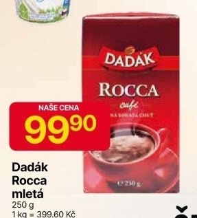 Mletá káva Rocca cafe Dadák