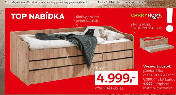 Výsuvná postel