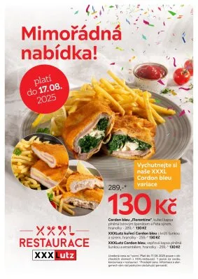 akční leták XXXLutz 4.8.2025-17.8.2025