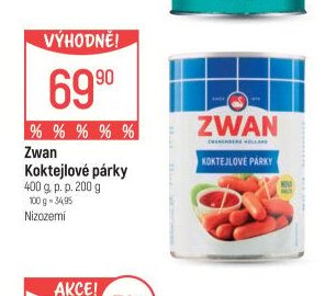 Zwan Koktejlové párky