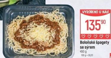 Boloňské špagety Globus