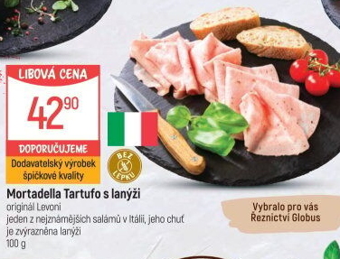 Salám Mortadella Tartufo s lanýži