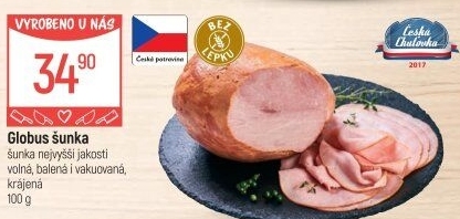 Šunka nejvyšší jakosti Globus