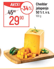 Sýr Cheddar s Jalapenjo