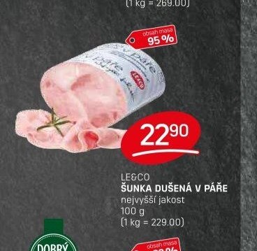 LE&CO ŠUNKA DUŠENÁ V PÁŘE
