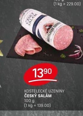 KOSTELECKÉ UZENINY ČESKÝ SALÁM