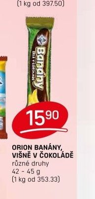 ORION BANÁNY, VIŠNĚ V ČOKOLÁDĚ - FLOP akcniletaky.com