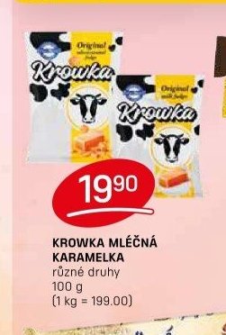 KROWKA MLÉČNÁ KARAMELKA 100 g