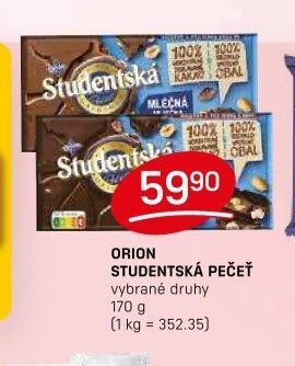 ORION STUDENTSKÁ PEČEŤ