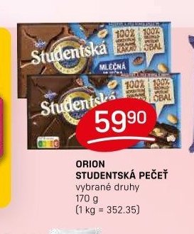 ORION STUDENTSKÁ PEČEŤ