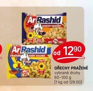 AR RASHID OŘECHY PRAŽENÉ