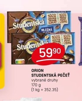 ORION STUDENTSKÁ PEČEŤ 170 g