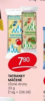 TATRANKY MÁČENÉ 33 g