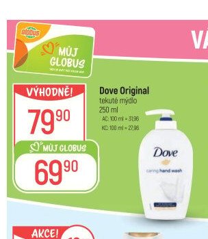 Dove Original tekuté mýdlo 250 ml
