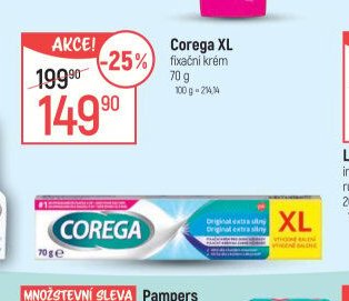 Corega XL fixační krém 70 g