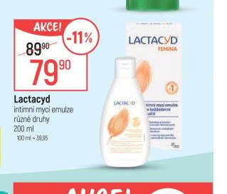 Lactacyd intimní mycí emulze 200 ml