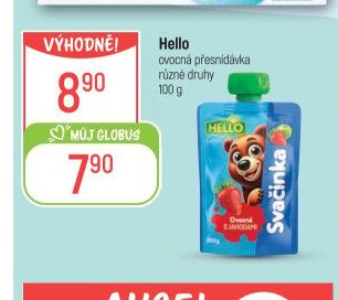 Hello ovocná přesnídávka 100 g