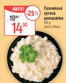 Česneková pomazánka se sýrem