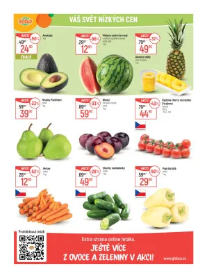akční leták Globus 6.8.2025-12.8.2025
