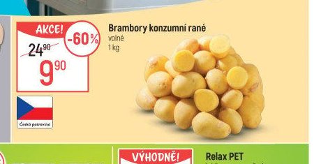 Brambory konzumní rané